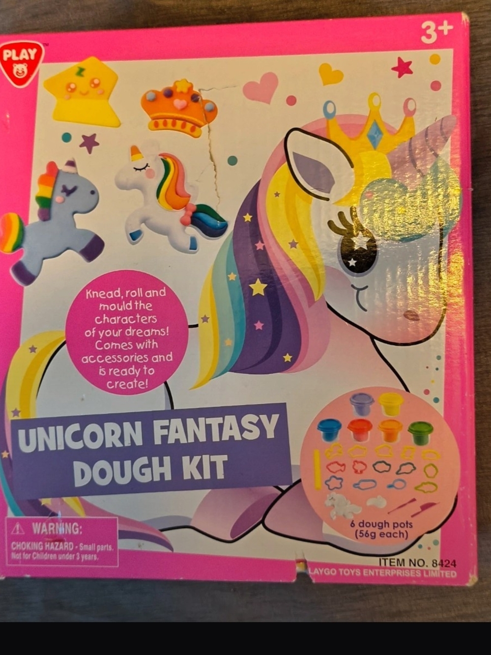 Unicorn Fantasy Dough Kit by Play - Pink